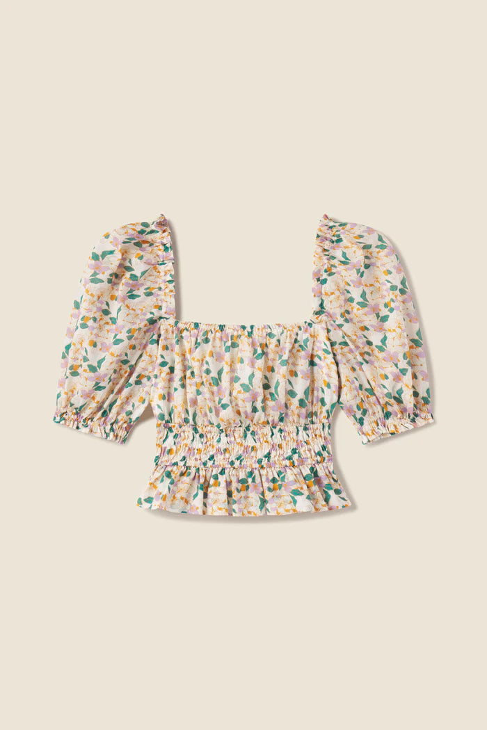 Drew Blouse Lattice Vine GIRL NEXT DOOR