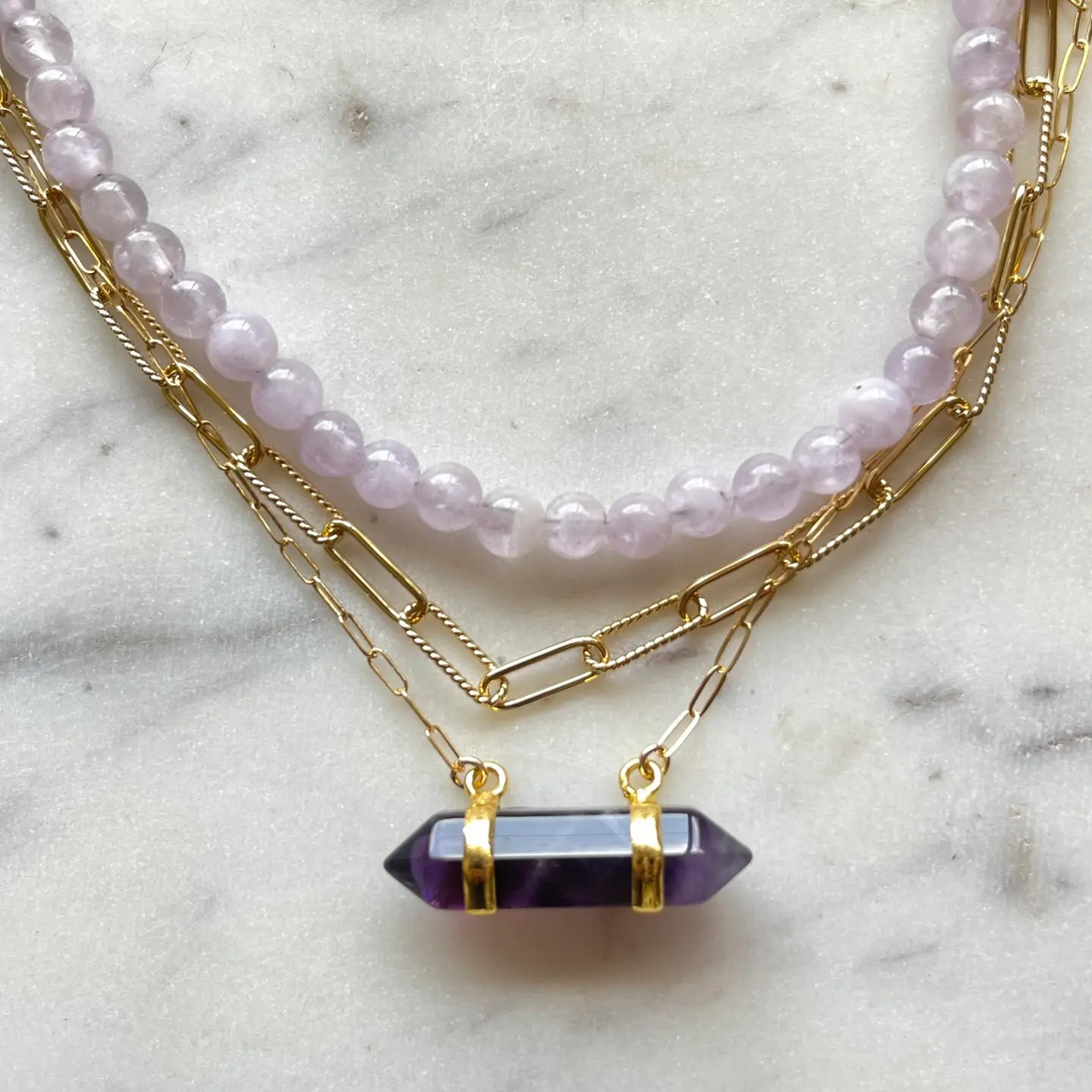 Lunada Amethyst Necklace Lunada Amethyst Necklace