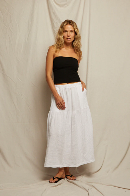 【rosymonster】ohana kurage organdie skirt KAIBU MINI SKIRT - ANEMONE ORANGE – CouCoo