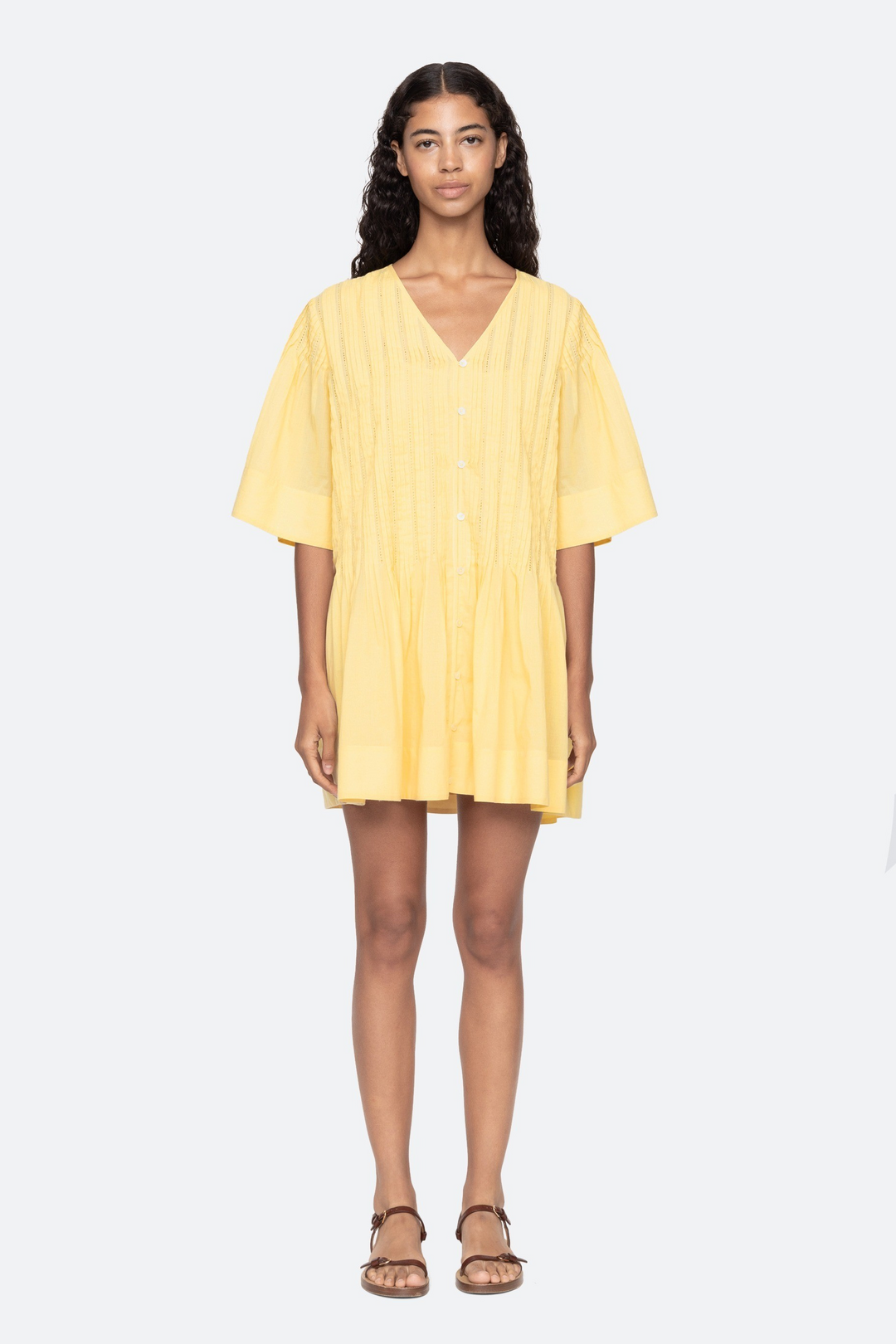 Alberte Solid Mini Dress