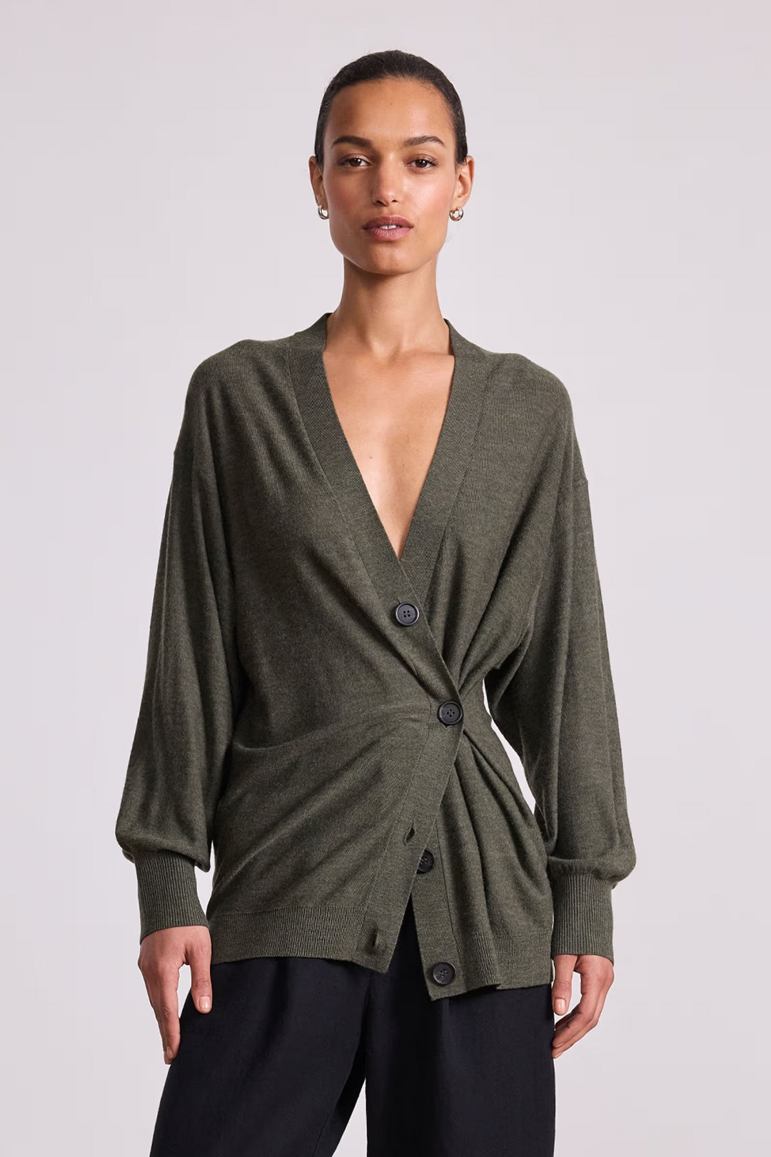 Drippy Tissue Cardi - Olive – GIRL NEXT DOOR