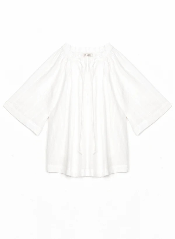 liten リテン Sweet pea Blouse ホワイト liten リテン Sweet pea Blouse ホワイト