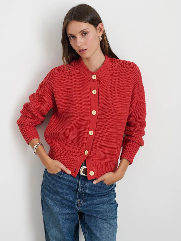 Alex Mill Jo Ribbed hot Cardigan